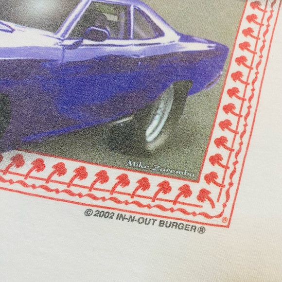 Vintage 2002 In N Out Burger California shirt size Small - Picture 6 of 7